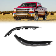DURAFORCE Set of 2 Left & Right Bumper Fillers for Chevy Silverado 1500 2016-2018