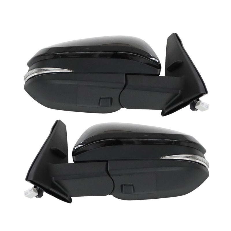 DURAFORCE Set of 2 Heated Power Mirrors Paint-to-Match for 2014-2018 Toyota 4Runner
