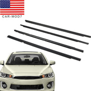 DURAFORCE Set of 4 Door Belt Moldings for Mitsubishi Lancer 2008-2017 Window Belt Line