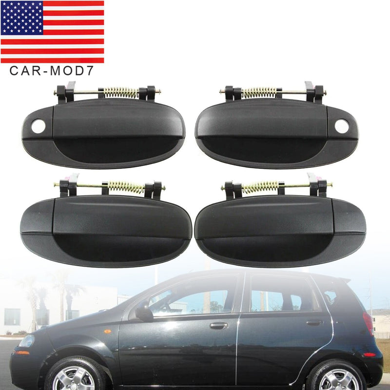 DURAFORCE Set of 4 Exterior Door Handles Front & Rear Left Right for Chevy Aveo Aveo5 New
