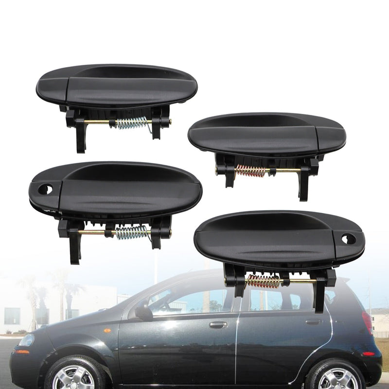 DURAFORCE Set of 4 Exterior Door Handles Front & Rear Left Right for Chevy Aveo Aveo5 New