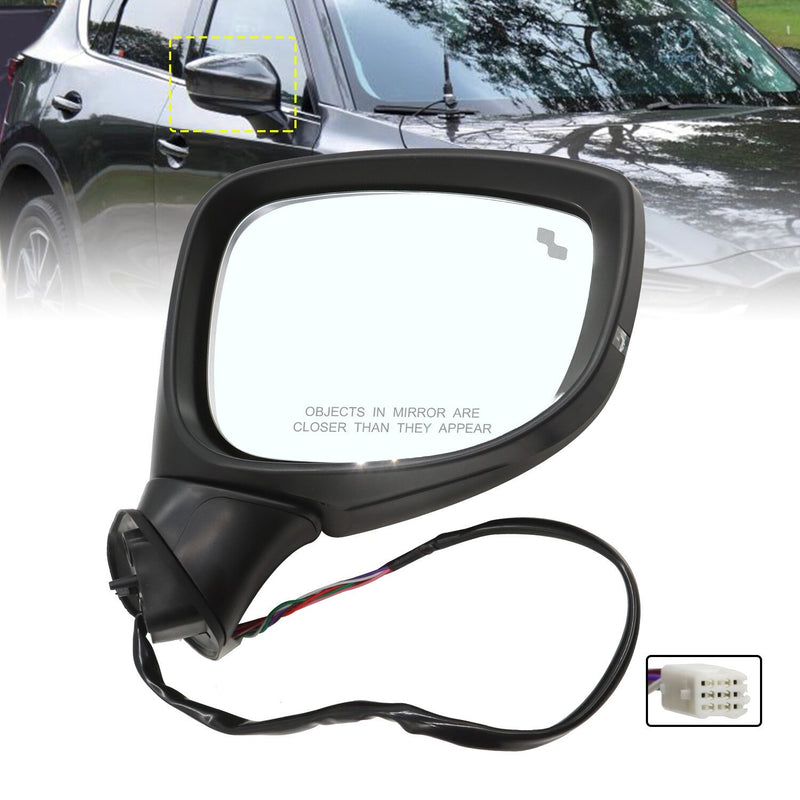 DURAFORCE Mazda CX-5 2017-2024 Passenger Side Power BSM Turn Signal Side Mirror