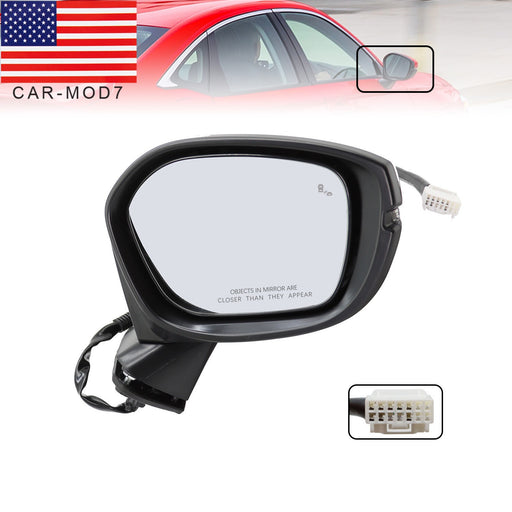 DURAFORCE 2022-24 Honda Civic Touring Passenger Side Mirror with BSM Signal 8-Pin