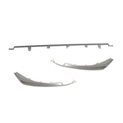 DURAFORCE Silver Front Bumper Grille Lower Molding Trims for 2021-2024 Toyota Camry SE XSE