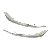 DURAFORCE Silver Front Bumper Grille Lower Molding Trims for 2021-2024 Toyota Camry SE XSE