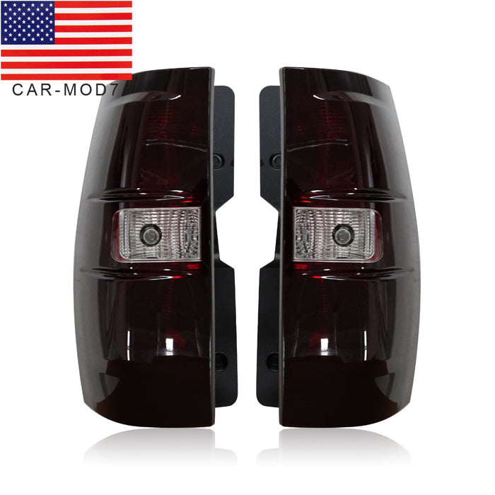 DURAFORCE 2007-2014 Chevy Suburban Tahoe Smoke Tail Lights Left & Right Brake Lamps