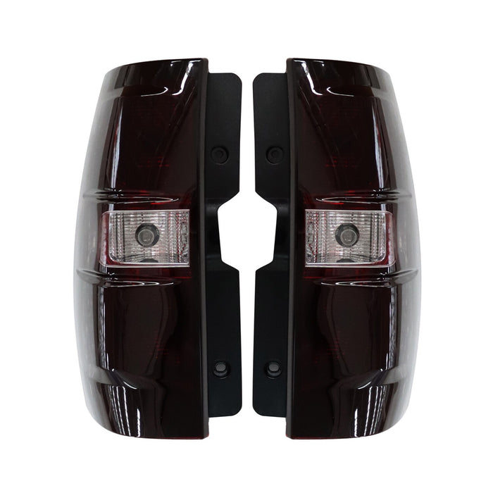 DURAFORCE 2007-2014 Chevy Suburban Tahoe Smoke Tail Lights Left & Right Brake Lamps