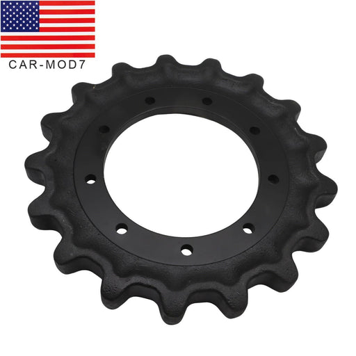 DURAFORCE Sprocket V0611-21112 for Kubota SVL90 SVL95 9 Holes 17 Teeth Replacement Part