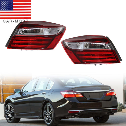 DURAFORCE 2016-2017 Honda Accord Tail Light Set Outer Driver & Passenger Side 2pcs