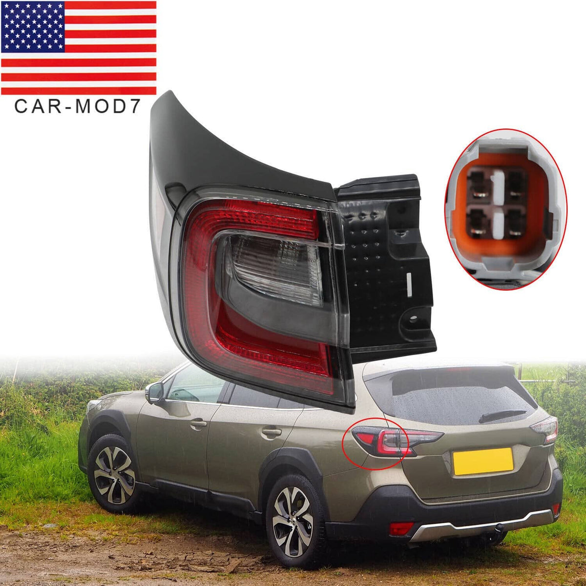 2020-2022 Subaru Outback Driver Side LED Tail Light Outer Assembly ...