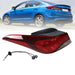 DURAFORCE 2014-2016 Hyundai Elantra Left Outer Halogen Tail Light Lamp Driver Side