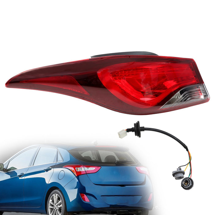 DURAFORCE 2014-2016 Hyundai Elantra Left Outer Halogen Tail Light Lamp Driver Side