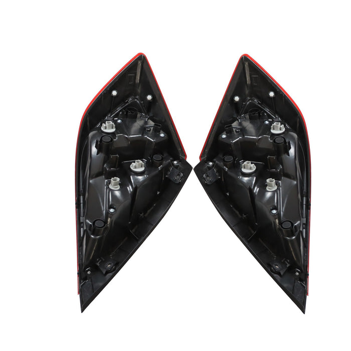 DURAFORCE 2016-2018 Honda Civic Tail Light w/Bulbs Left & Right Outer Taillamp