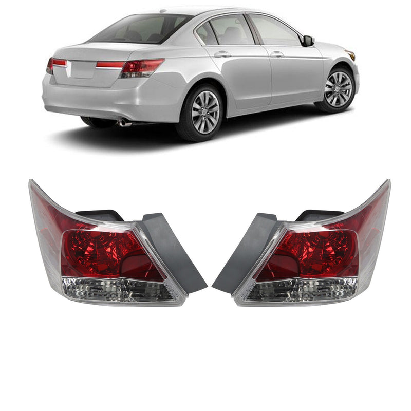 DURAFORCE Brake Tail Lights Assembly for 08-12 Honda Accord Sedan Driver & Passenger