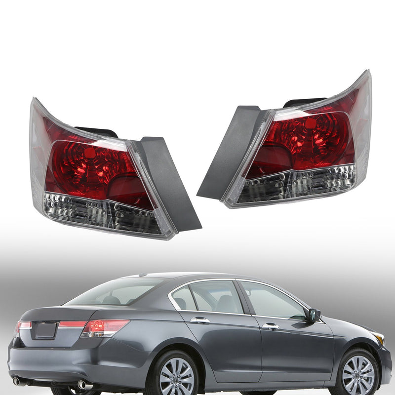 DURAFORCE Brake Tail Lights Assembly for 08-12 Honda Accord Sedan Driver & Passenger