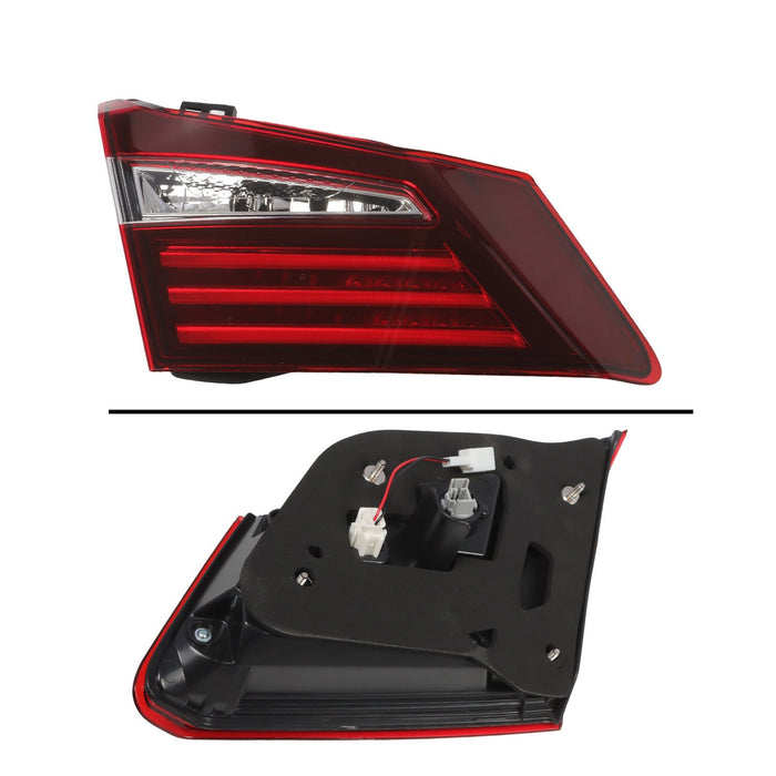 DURAFORCE 2016-2017 Honda Accord Left & Right Inner Outer Brake Tail Lights Set