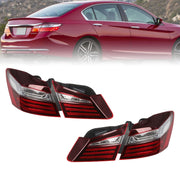 DURAFORCE 2016-2017 Honda Accord Left & Right Inner Outer Brake Tail Lights Set