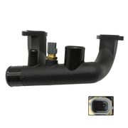 DURAFORCE Thermostat Cover w/Sensor Outlet Pipe for Jaguar Vanden Plas XJ8 XK8 1997-2003