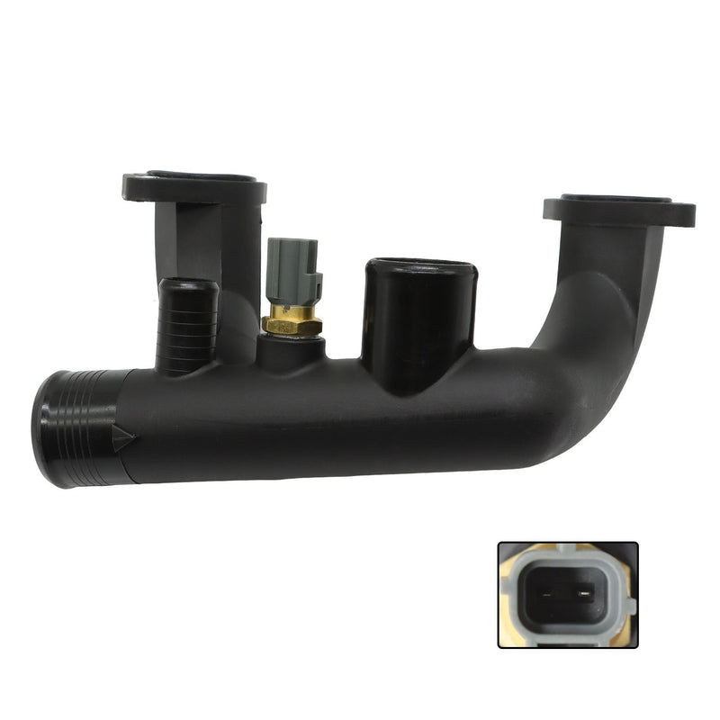 DURAFORCE Thermostat Cover w/Sensor Outlet Pipe for Jaguar Vanden Plas XJ8 XK8 1997-2003