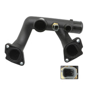 DURAFORCE Thermostat Cover w/Sensor Outlet Pipe for Jaguar Vanden Plas XJ8 XK8 1997-2003