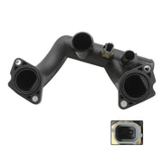 DURAFORCE Thermostat Cover w/Sensor Outlet Pipe for Jaguar Vanden Plas XJ8 XK8 1997-2003