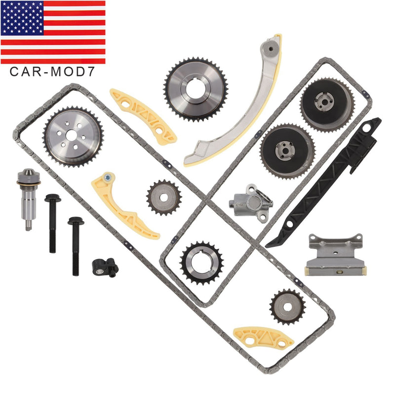 DURAFORCE Timing Chain Kit VVT Gear for 11-17 Chevy Equinox GMC Terrain Buick LaCrosse 2.4