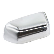 DURAFORCE Chrome Half Mirror Covers Caps for Ford F250 F350 F450 Super Duty 2017-2022