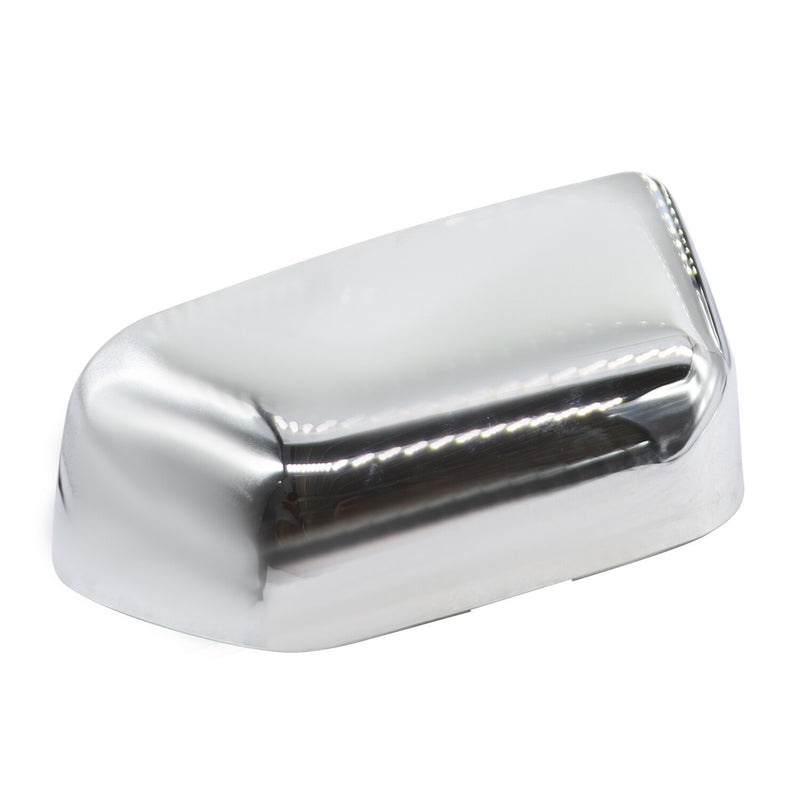 DURAFORCE Chrome Half Mirror Covers Caps for Ford F250 F350 F450 Super Duty 2017-2022