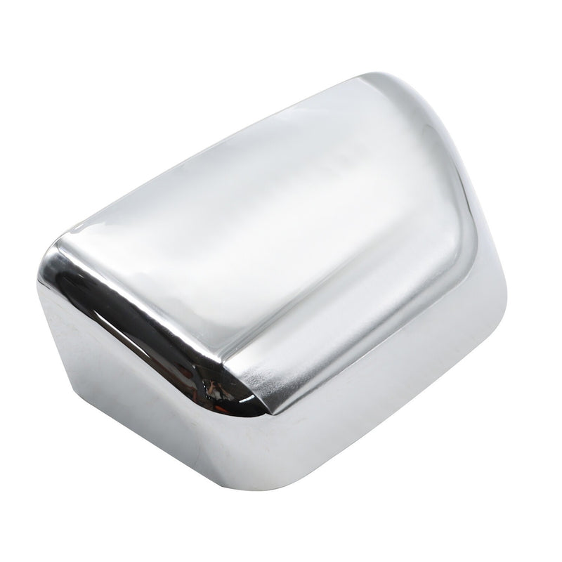 DURAFORCE Chrome Half Mirror Covers Caps for Ford F250 F350 F450 Super Duty 2017-2022