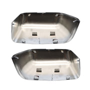 DURAFORCE Chrome Half Mirror Covers Caps for Ford F250 F350 F450 Super Duty 2017-2022