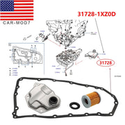DURAFORCE Transmission Filter & Gasket Oil Cooler Filter for 2008-2015 Mitsubishi Lancer