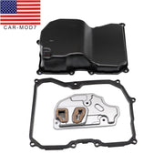 DURAFORCE Transmission Oil Pan with Filter Gasket Kit for Golf Jetta Beetle Passat CC