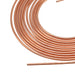 DURAFORCE 25 Ft 3/16 Copper Coated Flexible Brake Line Tubing Kit - Upgraded Quality
