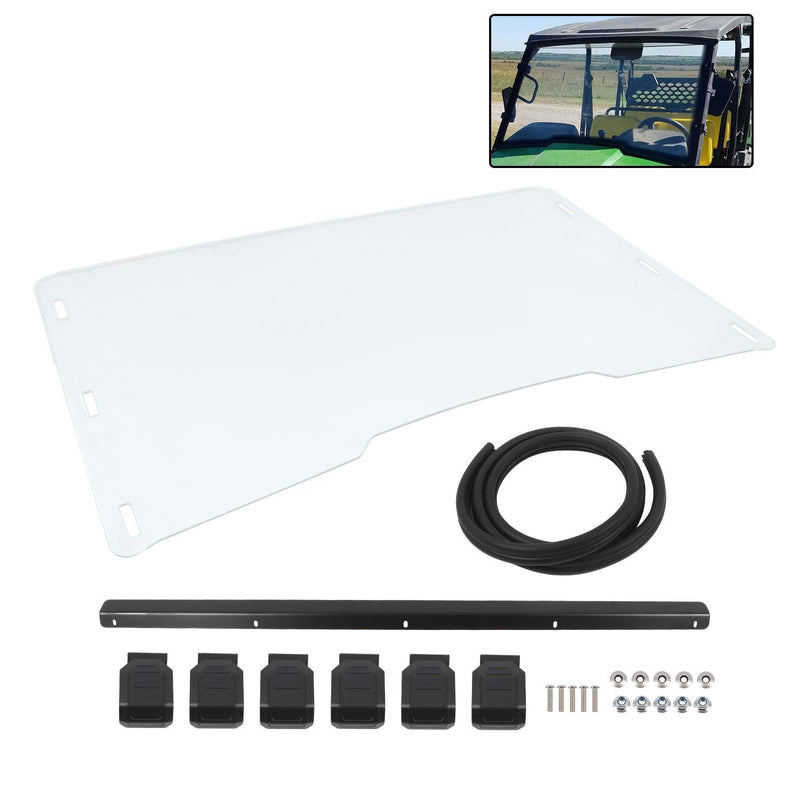 DURAFORCE UTV Front Windshield for John Deere Gator XUV 550 560 590i 590E Models
