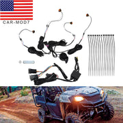 DURAFORCE UTV Universal Turn Signal Horn Kit w/ Rocker Switch & 4 Amber Lights Street Lega