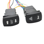 DURAFORCE UTV Universal Turn Signal Horn Kit w/ Rocker Switch & 4 Amber Lights Street Lega