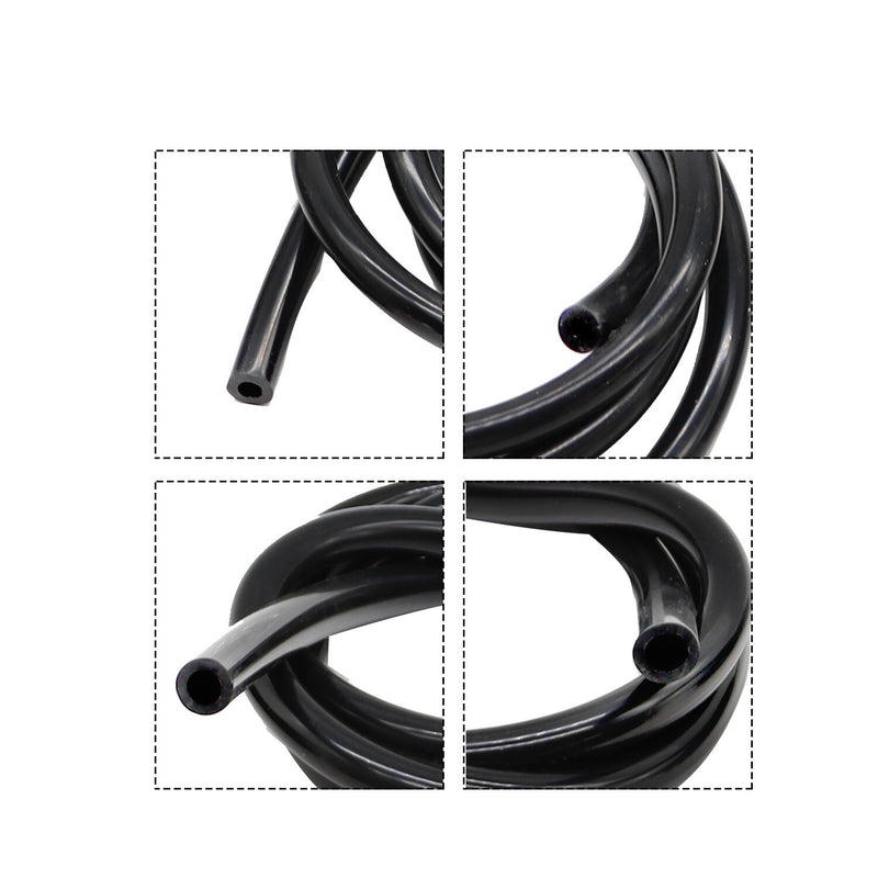 DURAFORCE Vacuum Tubing Hose Kit 5/32-3/8" 5FT 130PSI Max Pressure Durable Lines