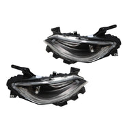 DURAFORCE LED DRL Halogen Headlight Set Driver & Passenger Side for 2015-2017 Chrysler 200