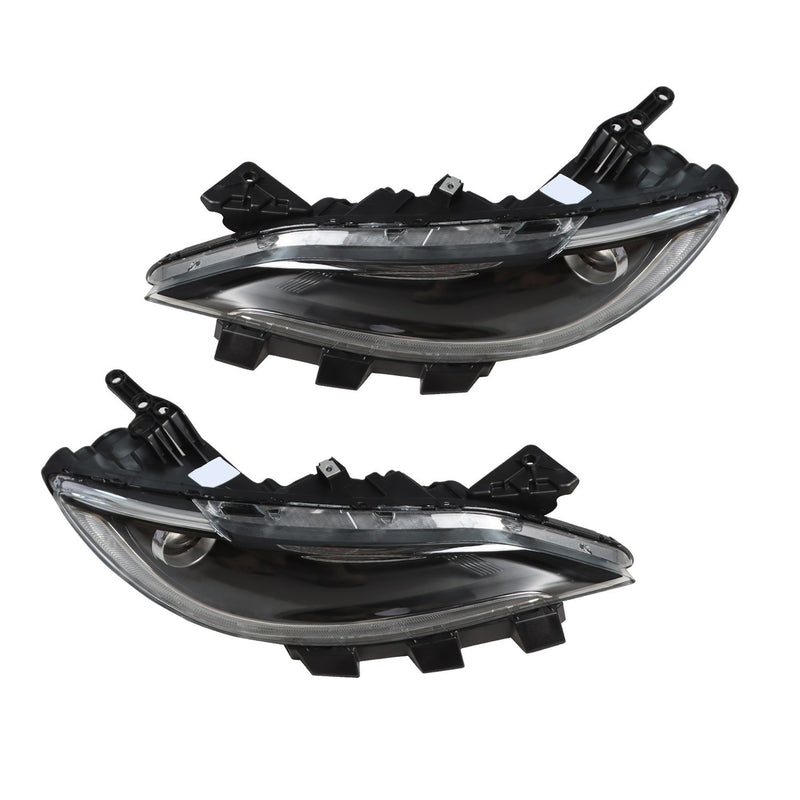 DURAFORCE LED DRL Halogen Headlight Set Driver & Passenger Side for 2015-2017 Chrysler 200