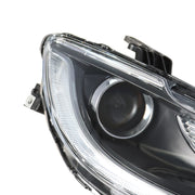 DURAFORCE LED DRL Halogen Headlight Set Driver & Passenger Side for 2015-2017 Chrysler 200