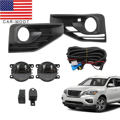 DURAFORCE 2017-2020 Nissan Pathfinder Fog Light Wiring Pair Bumper Lamps