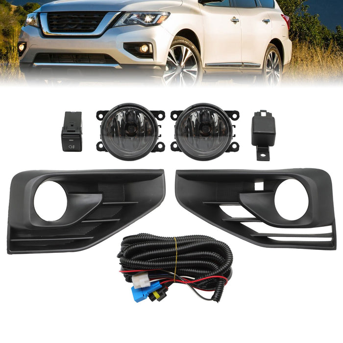 DURAFORCE 2017-2020 Nissan Pathfinder Fog Light Wiring Pair Bumper Lamps