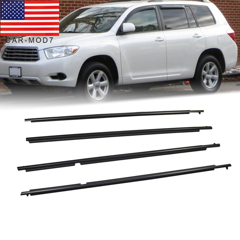 DURAFORCE Toyota Highlander 2008-2010 Window Weatherstrip Seal Moulding Trim Car Parts