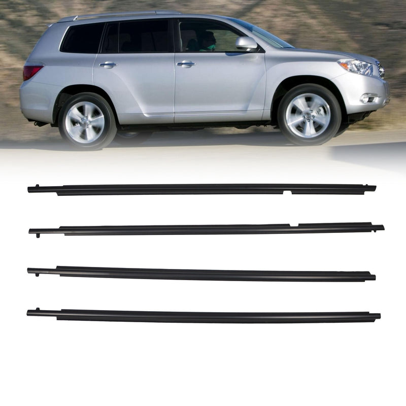 DURAFORCE Toyota Highlander 2008-2010 Window Weatherstrip Seal Moulding Trim Car Parts