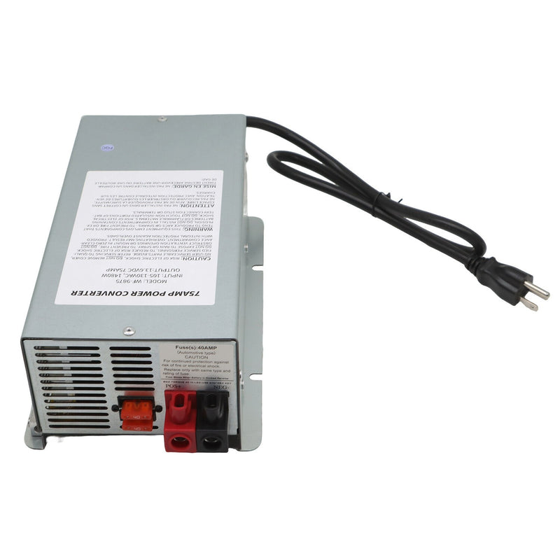 DURAFORCE WF-9875 75A Power Converter Charger for RV Trailer Camper WF-9875-AD-CB