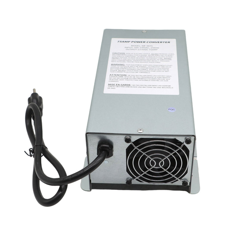 DURAFORCE WF-9875 75A Power Converter Charger for RV Trailer Camper WF-9875-AD-CB
