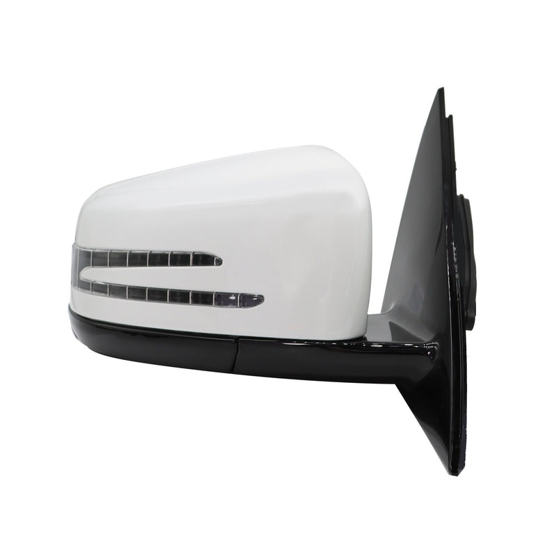 DURAFORCE White Right Side Passenger Mirror for 2010-2016 Mercedes E350 E400 E550