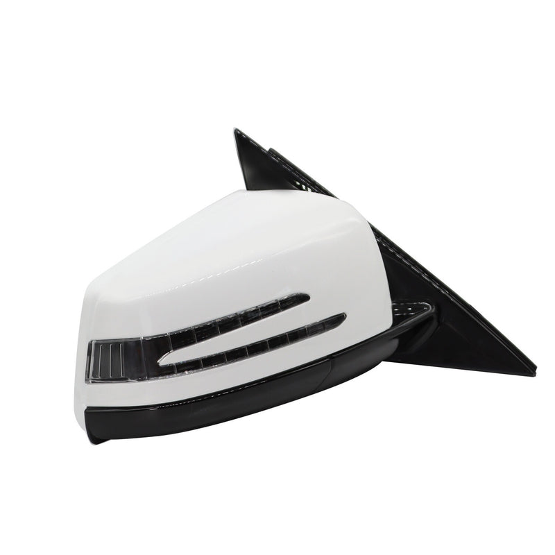 DURAFORCE White Right Side Passenger Mirror for 2010-2016 Mercedes E350 E400 E550