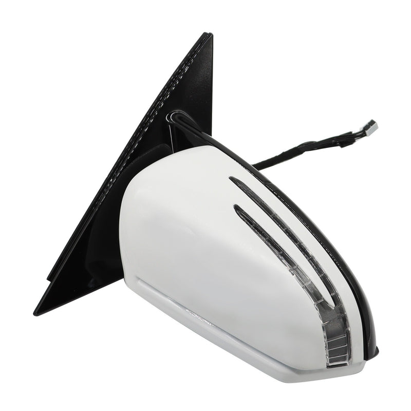 DURAFORCE White Right Side Passenger Mirror for 2010-2016 Mercedes E350 E400 E550