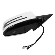 DURAFORCE White Right Side Passenger Mirror for 2010-2016 Mercedes E350 E400 E550